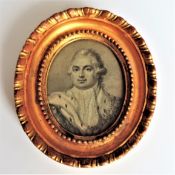 Antique Signed Luigi Schiavonetti Framed Portrait Louis XVIII King of France