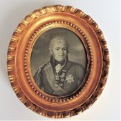 Antique Signed Luigi Schiavonetti Framed Portrait Charles Ferdinand d'Artois Duke de Berry