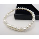 Cultured Pearl Expandable Bracelet New with Gift Pouch