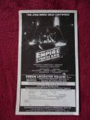 Star Wars -The Empire Strikes Back - Odeon Leicester Square London May 20th 1980