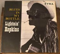 Lightnin' Hopkins – Blues In My Bottle Vinyl LP On The Extra Red Label.