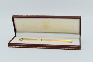 Brand New - Rare - Cartier - Les Must De Cartier - Vendome Stylo Gold-Plated Trinity Ballpoint Pe...