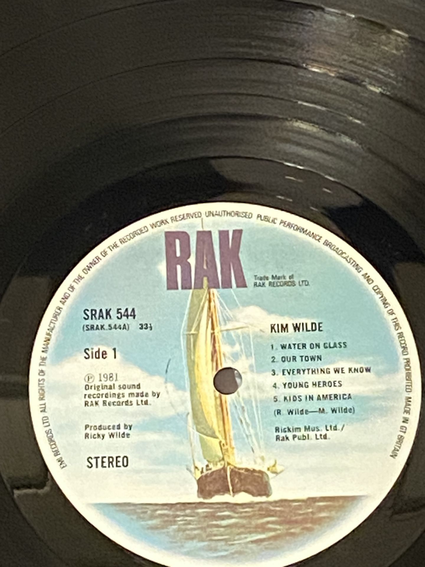 Kim Wilde Signed LP - Alan Partridge LP - The Firm LP. - Image 4 of 20