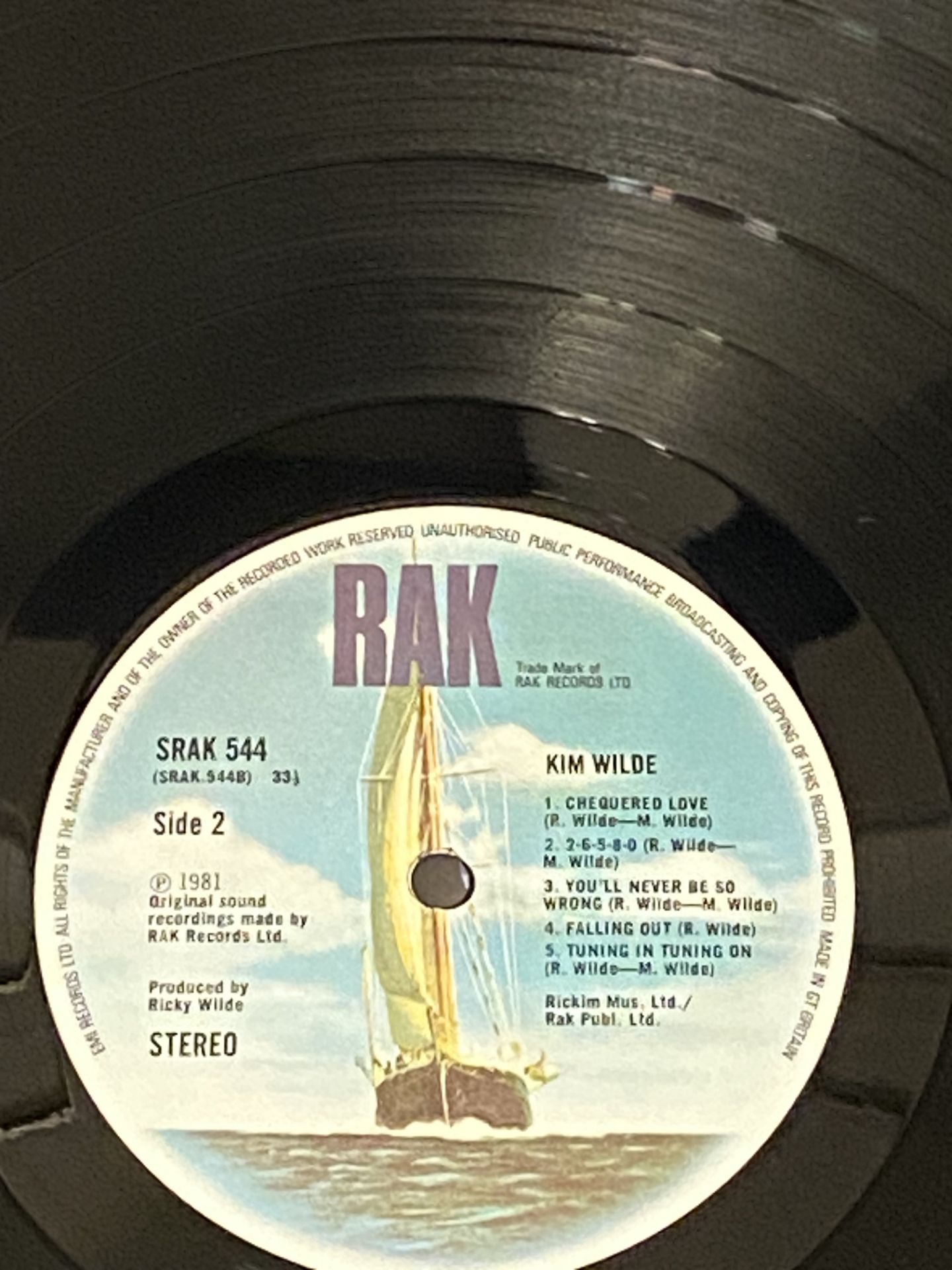 Kim Wilde Signed LP - Alan Partridge LP - The Firm LP. - Image 6 of 20