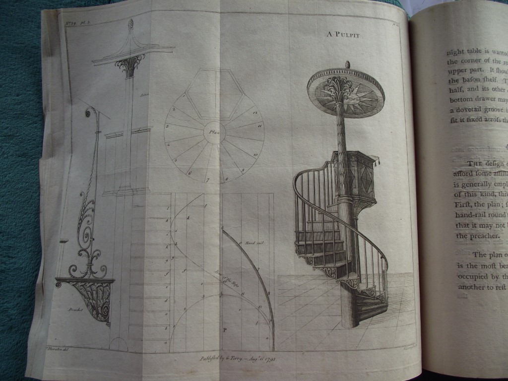 The Cabinet-Maker and Upholsterer's Drawing Book In Three Parts By T. Sheraton - 1791 - Image 18 of 38