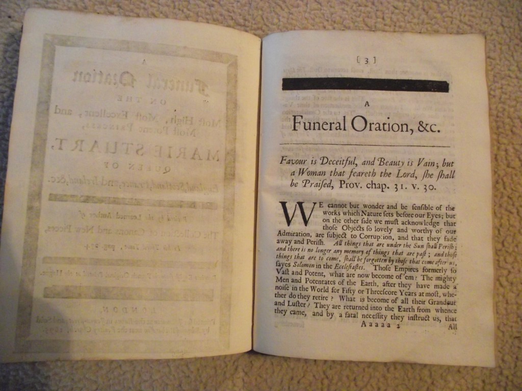 A Collection of The Funeral Orations Pronounc's By Public Authority In Holland - John Dunton 1695 - Image 22 of 38