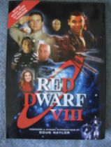 Red Dwarf VIII The Official Book Hardcover 1999- Signed Robert Llewellyn Kryten