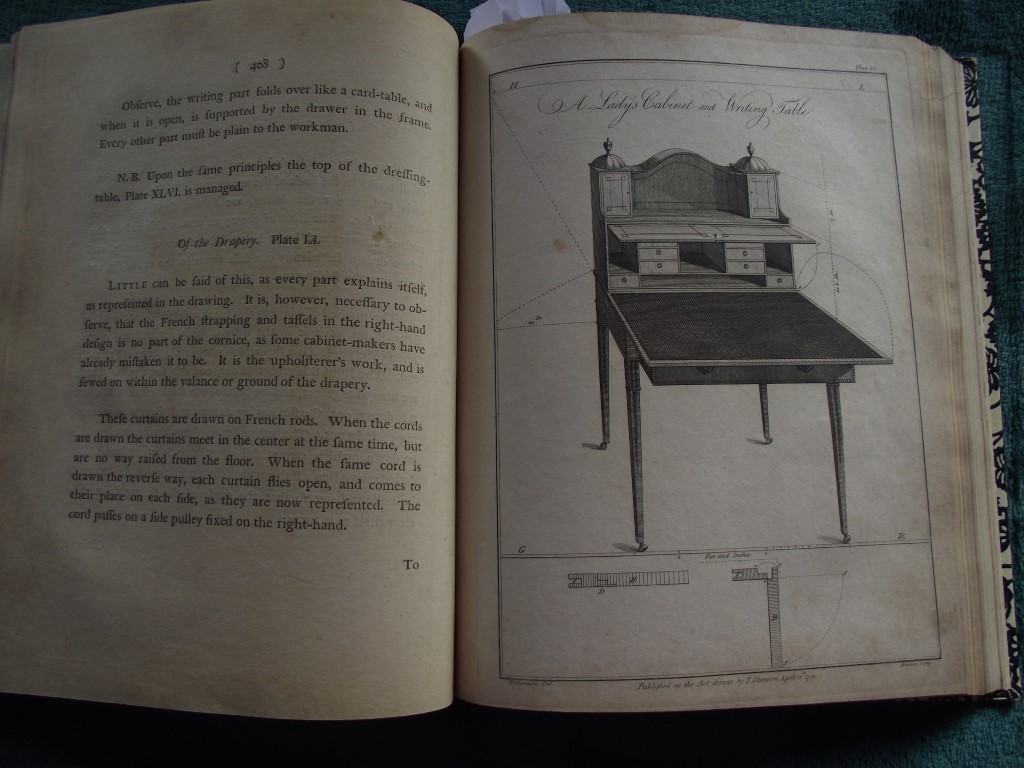 The Cabinet-Maker and Upholsterer's Drawing Book In Three Parts By T. Sheraton - 1791 - Image 13 of 38