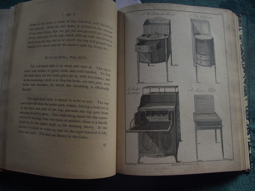 The Cabinet-Maker and Upholsterer's Drawing Book In Three Parts By T. Sheraton - 1791 - Image 9 of 38