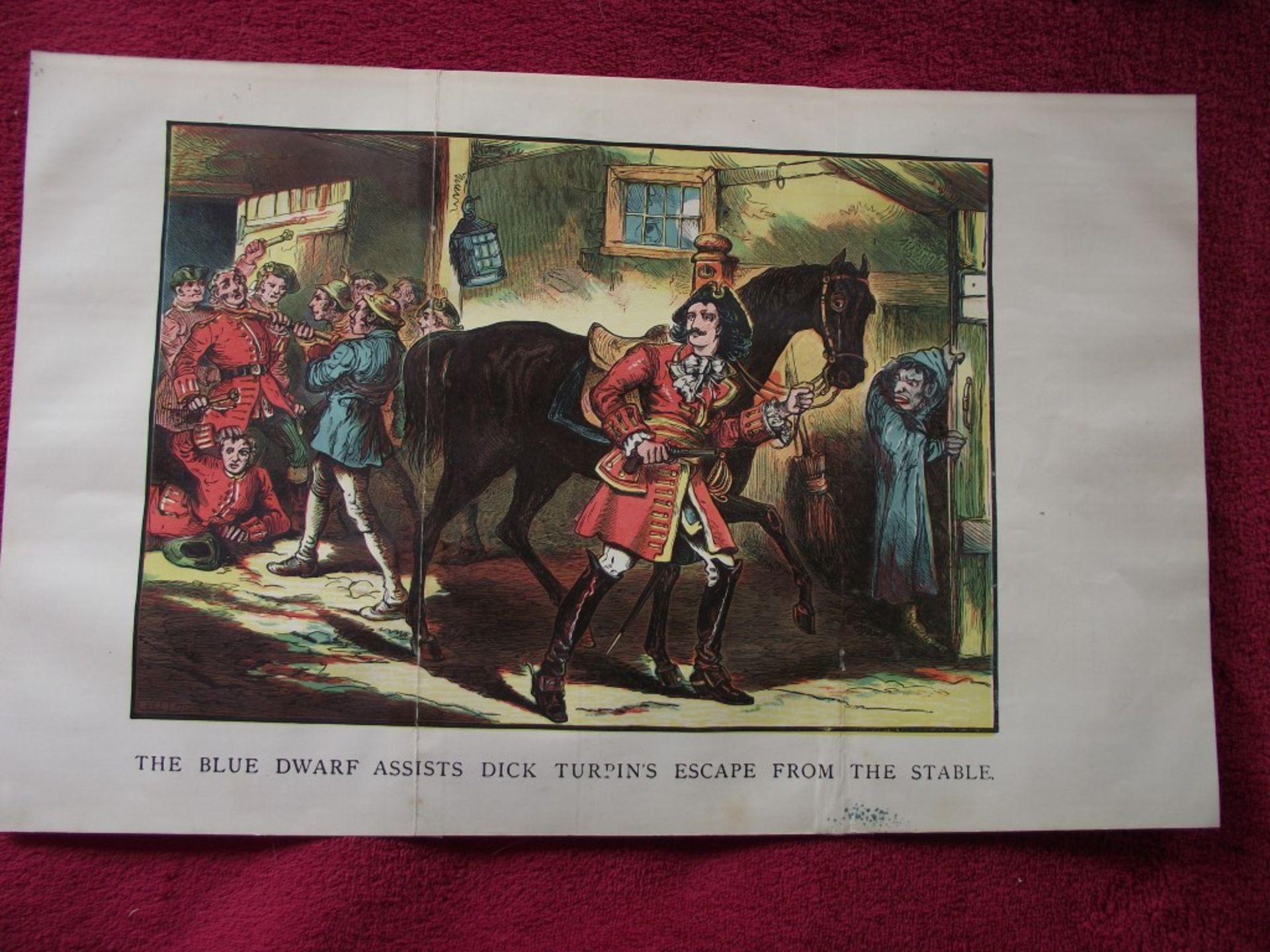 16 x Lithographic Prints From The Blue Dwarf - Percy B. St John - + 14 Prints - Circa 1880's - Image 7 of 39