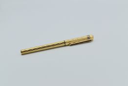 Cartier - Rare - Les Must De Cartier - Stylo Gold-Plated Trinity Rollerball Pen – 1990