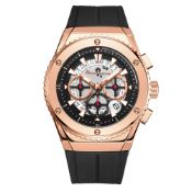 Mann Egerton Hand Assembled Fusion Rose Watch - Free Delivery & 5 Year Warranty