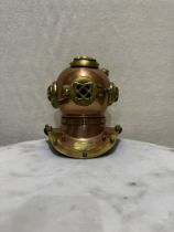 Small Decorative Divers Helmet - Cooper 20cm