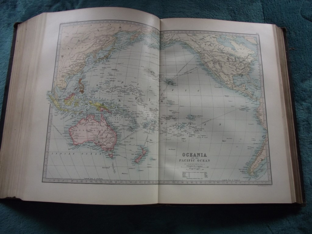 The Library Reference Atlas of The World -John Bartholomew -Macmillan & Co 1890 - Image 20 of 27