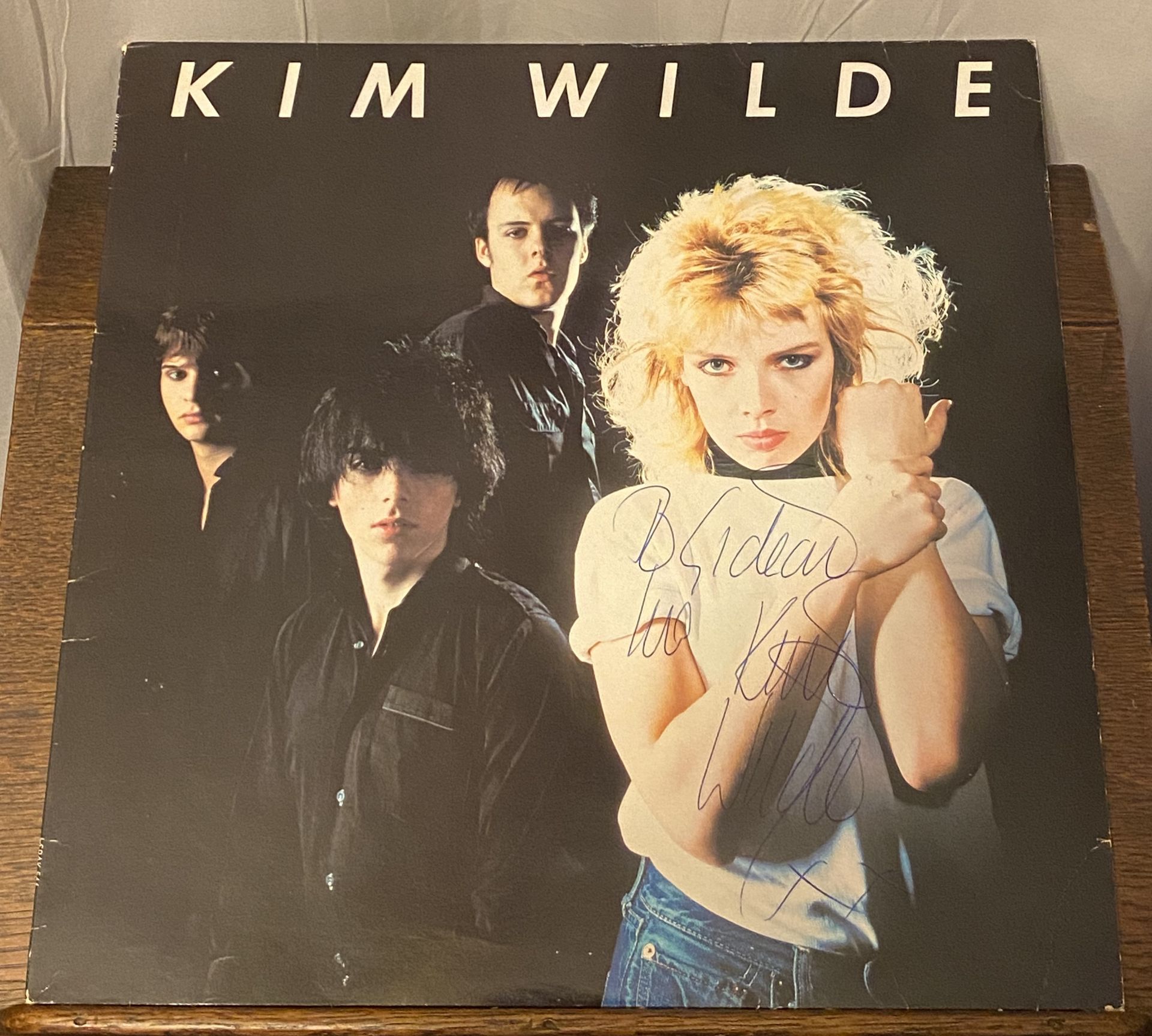 Kim Wilde Signed LP - Alan Partridge LP - The Firm LP.