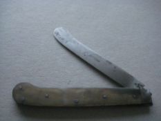 Rare George III Bone Hafted Fruit Knife