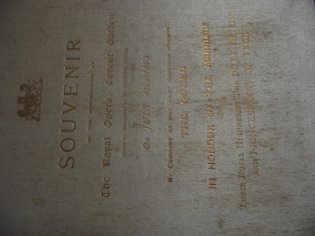 Souvenir of The Performance At The Royal Opera, Covent - July 4th, 1893 - Image 18 of 20