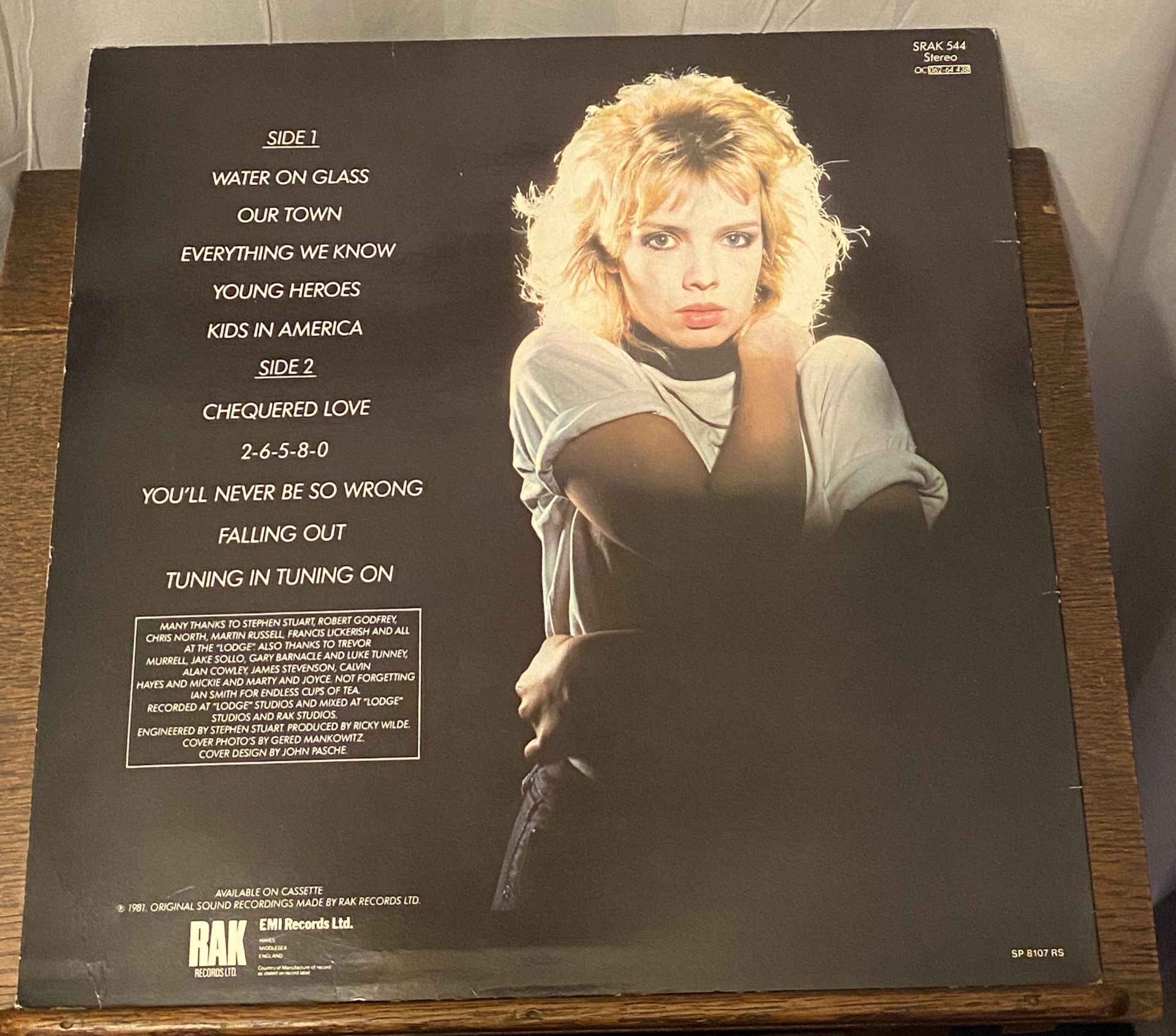 Kim Wilde Signed LP - Alan Partridge LP - The Firm LP. - Image 2 of 20