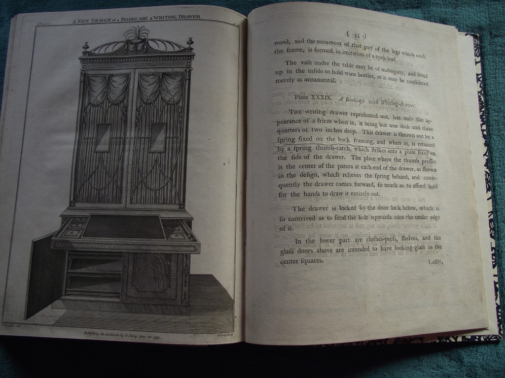 The Cabinet-Maker and Upholsterer's Drawing Book In Three Parts By T. Sheraton - 1791 - Image 23 of 38