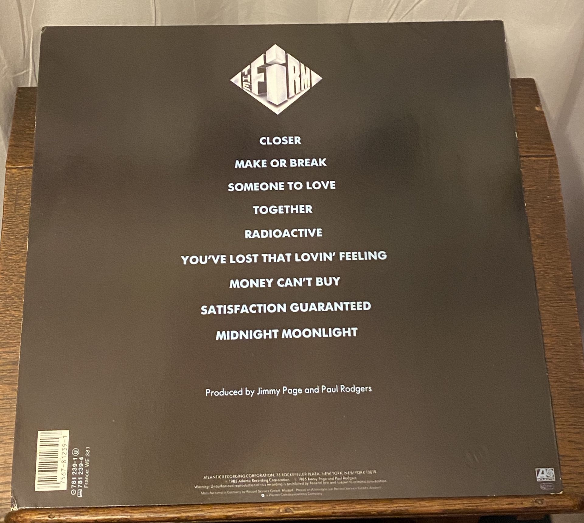 Kim Wilde Signed LP - Alan Partridge LP - The Firm LP. - Image 16 of 20