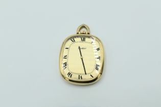 Rare - Cartier - 18K Yellow Gold Pendent Style Pocket Watch - 1962
