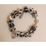 Rhona Sutton 925 Silver Charm Bracelet