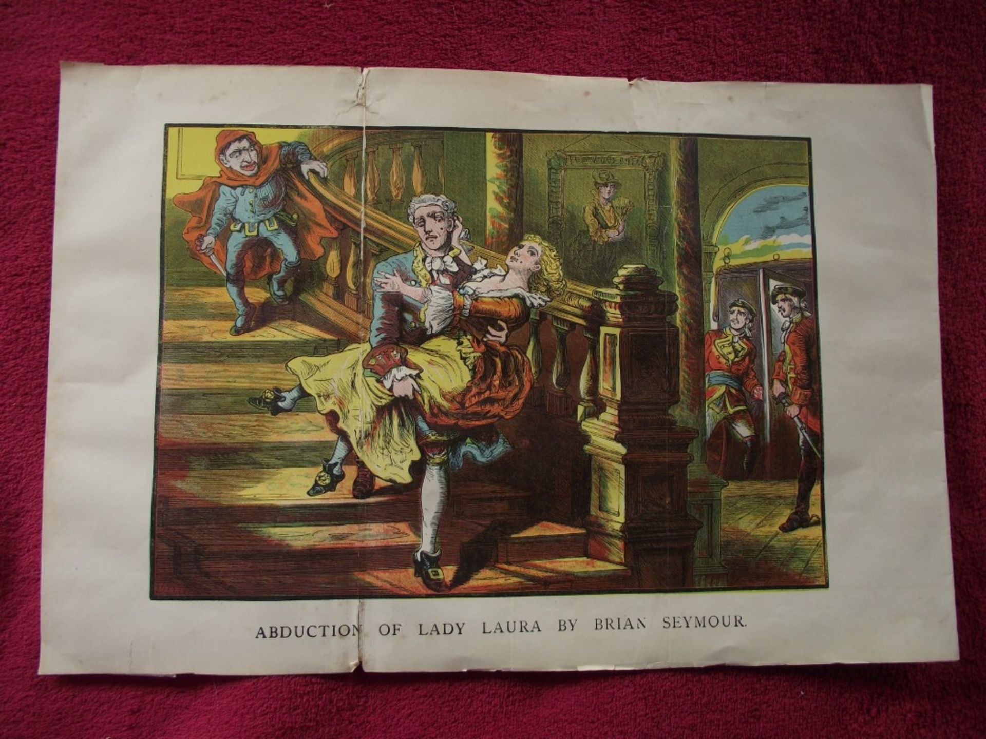 16 x Lithographic Prints From The Blue Dwarf - Percy B. St John - + 14 Prints - Circa 1880's - Image 8 of 39