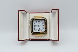 Cartier - Vintage - Cartier Santos Desk Top Alarm Clock - 1990