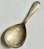 Vintage Solid Sterling Silver Caddy Spoon Sheffield