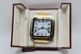 Cartier - Vintage - Cartier Santos Desk Top Alarm Clock - 1990