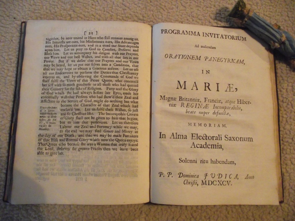 A Collection of The Funeral Orations Pronounc's By Public Authority In Holland - John Dunton 1695 - Image 24 of 38