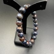 Excellent Natural Pietersite Beads Bracelet