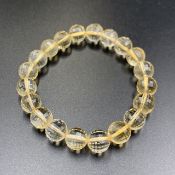 Natural Faceted Cut Brazilian Citrine Beads Bracelet