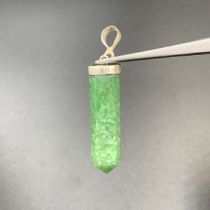 Natural Green Grosilite Pendant