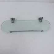 Bathstore Glass Bathroom Shelf