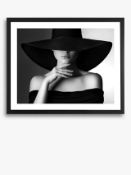 John Lewis Mystery Lady II' Framed Photographic Print 71 x 81cm Black/White 9/6 400