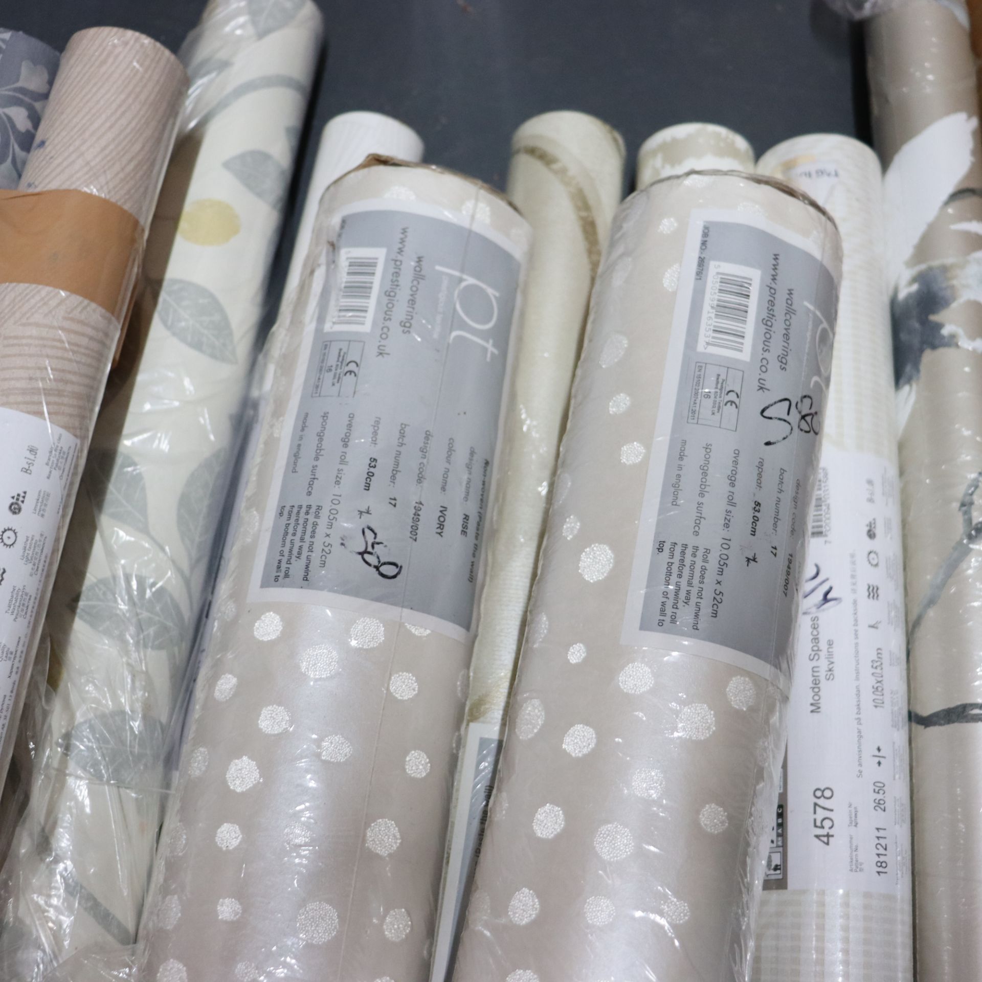 Job lot of wallpaper over 70 rolls - Bild 2 aus 11