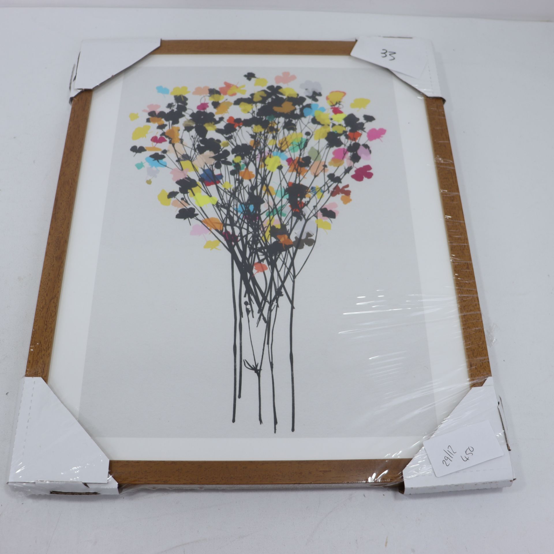 East End Prints Garima Dhawan 'Buttercups II' Framed Print Oak Frame 53.4 x 43cm