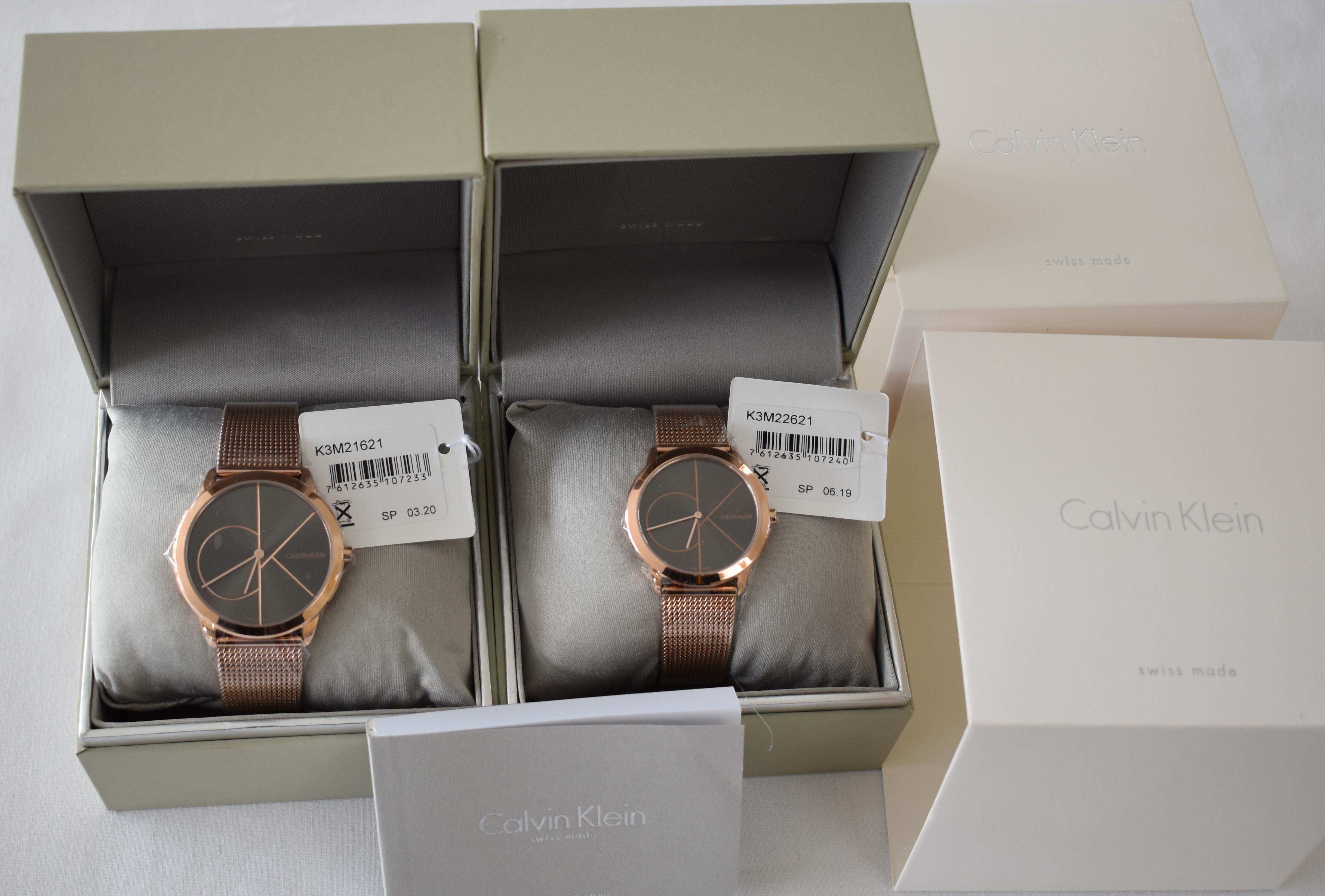 Calvin Klein His/Her K3M21621/K3M22621 Watches