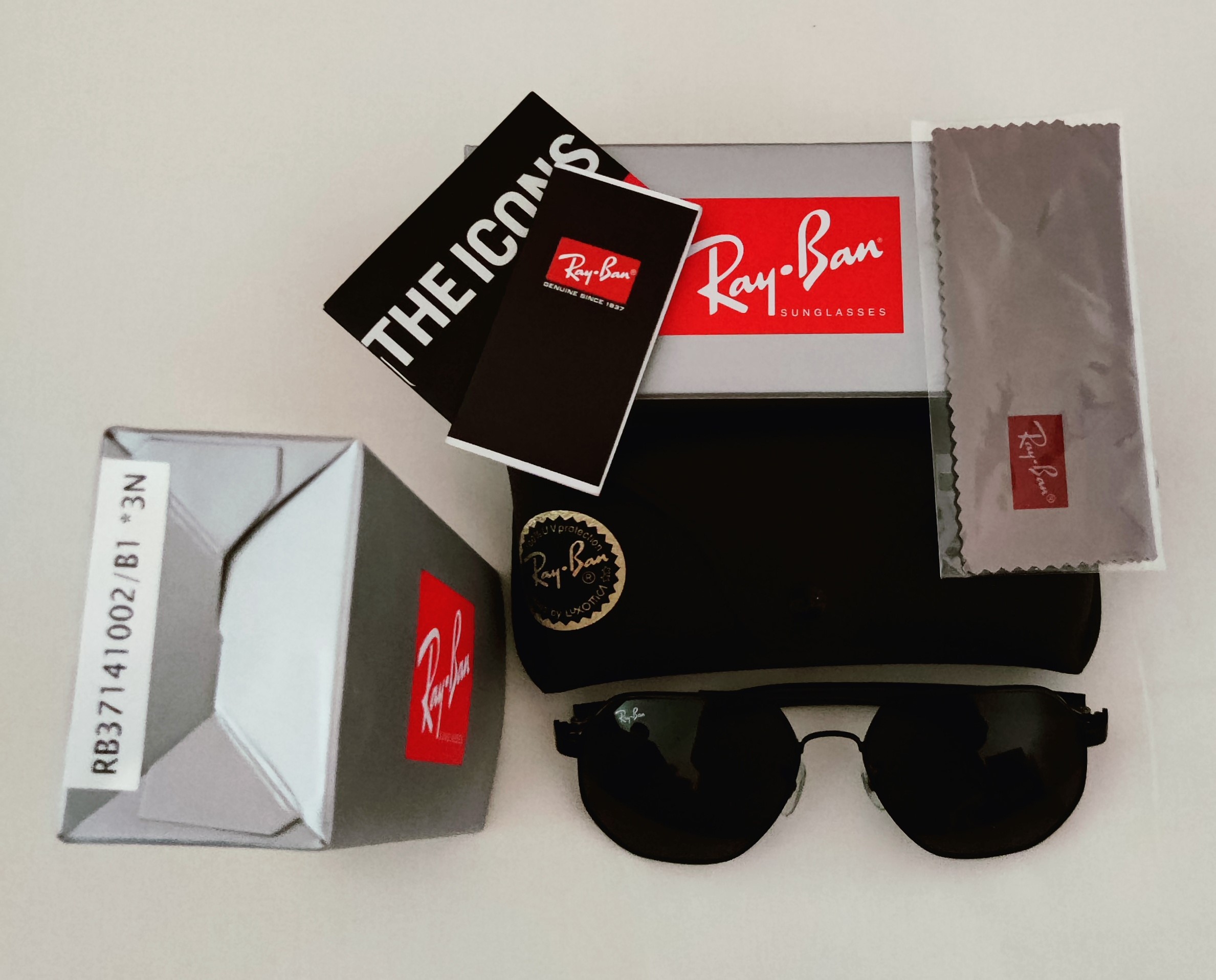 Ray Ban Sunglasses ORB37141 002/B1 *3N - Image 3 of 3