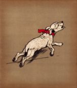 Cecil Aldin 1909 Rough Haired Terrier “Pickles” Dog Illustration-9.