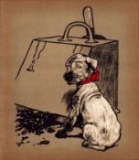 Cecil Aldin 1909 Rough Haired Terrier “Pickles” Dog Illustration-17.
