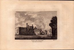 Thornbury Castle Gloucestershire F. Grose 1784 Antique Copper Engraving.