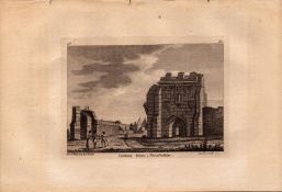 Lanthony Priory Gloucestershire F. Grose 1783 Antique Copper Engraving.