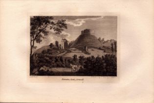 Trematon Castle Cornwall F. Grose 1783 Antique Copper Engraving.