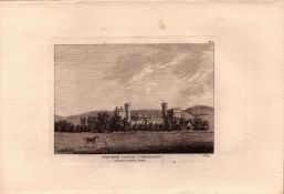 Naworth Castle 2 Cumbria F. Grose Antique 1783 Copper Engraving.