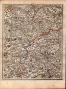 Midlands, Leicester Coventry, Northampton - John Cary’s Antique 1794 Map.