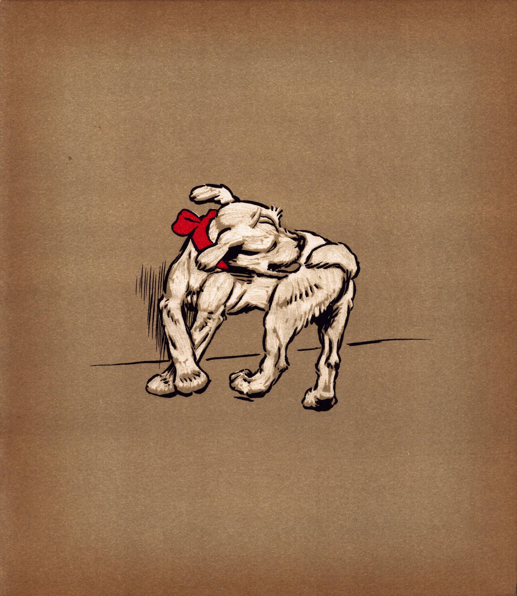 Cecil Aldin 1909 Rough Haired Terrier “Pickles” Dog Illustration-12.
