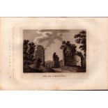 Sally Abbey Craven Yorkshire Grose Antique 1787 Copper Engraving.