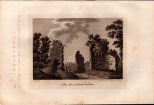 Sally Abbey Craven Yorkshire Grose Antique 1787 Copper Engraving.